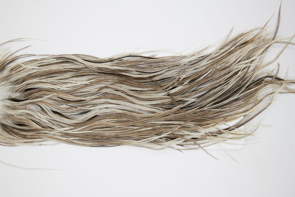 10568 JimsFlyCo Dry Fly Hackle Grade 2 Rooster Saddle Dun Splash Ties Size 12-14