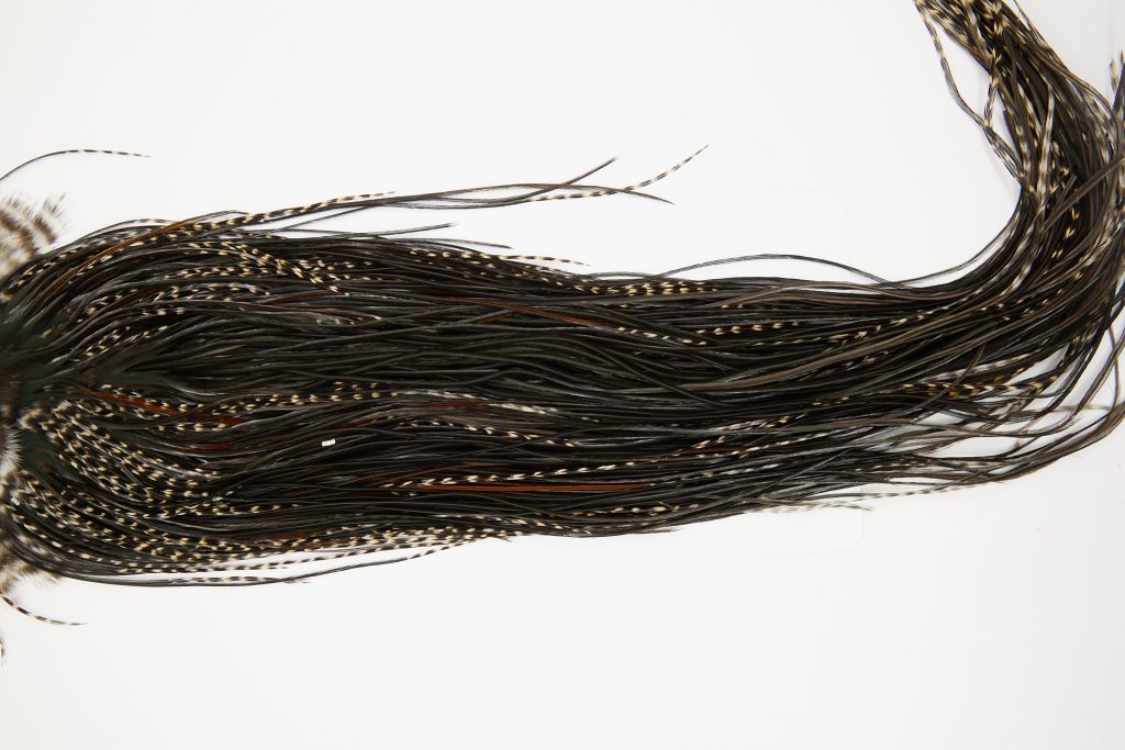 10599 JimsFlyCo Dry Fly Hackle Grade 1 Rooster Saddle Variant Ties Size 14-18