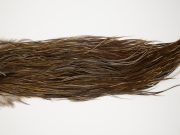 10644 JimsFlyCo Dry Fly Hackle Rhodium Rooster Saddle Dark Dun Ties Size 12-14