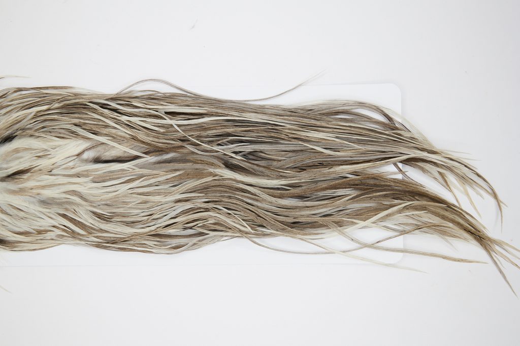 10650 JimsFlyCo Dry Fly Hackle Grade 2 Rooster Saddle Dun Splash Ties Size 14-16