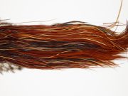10654 Whiting Dry Fly Hackle Silver Grade Rooster Saddle Brown Ties Size 14-16