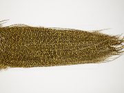 10693 Whiting Dry Fly Hackle Silver Grade Rooster Saddle Grizzly Golden Straw Ties Size 14-16