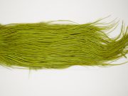 10703 Whiting Dry Fly Hackle Silver Grade Rooster Saddle Olive Ties Size 14-18