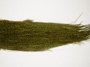 10707 Whiting Dry Fly Hackle Silver Grade Rooster Saddle Grizzly Olive Ties Size 14-16