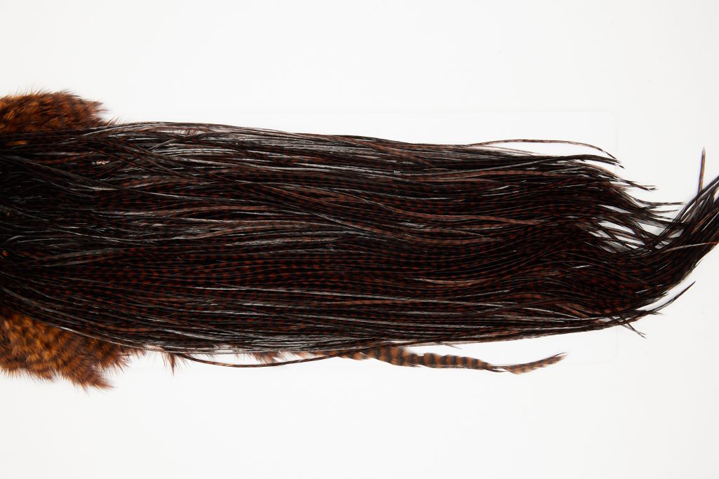 10736 Whiting Dry Fly Hackle Bronze Grade Rooster Saddle Grizzly Coachman Brown Ties Size 14-18