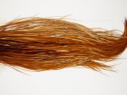 10737 Whiting Dry Fly Hackle Bronze Grade Rooster Saddle Medium Ginger Ties Size 14-16