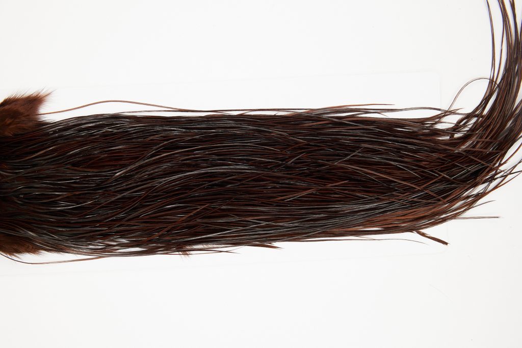 10740 Whiting Dry Fly Hackle Bronze Grade Rooster Saddle Coachman Brown Ties Size 16-18