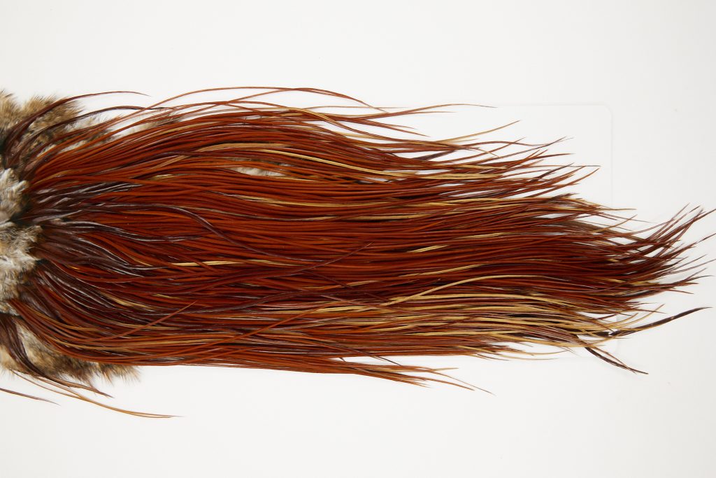 10765 Whiting Dry Fly Hackle Pro Grade Rooster Saddle Brown Ties Size 16-18