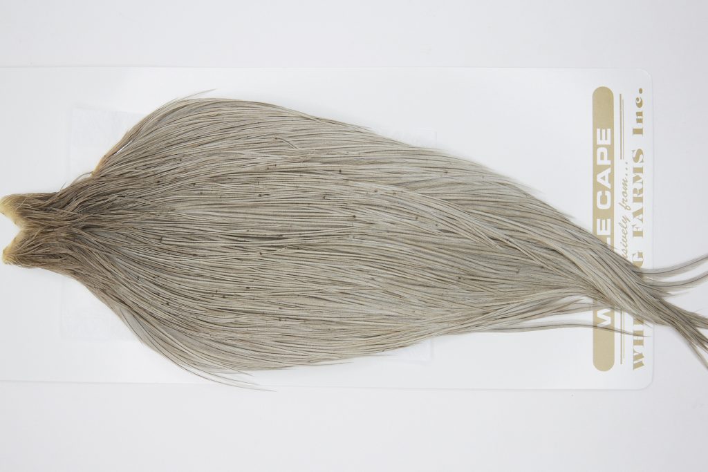 10780 Heritage Dry Fly Hackle Grade 2 Rooster Cape Heritage Dun Ties Size 10-20