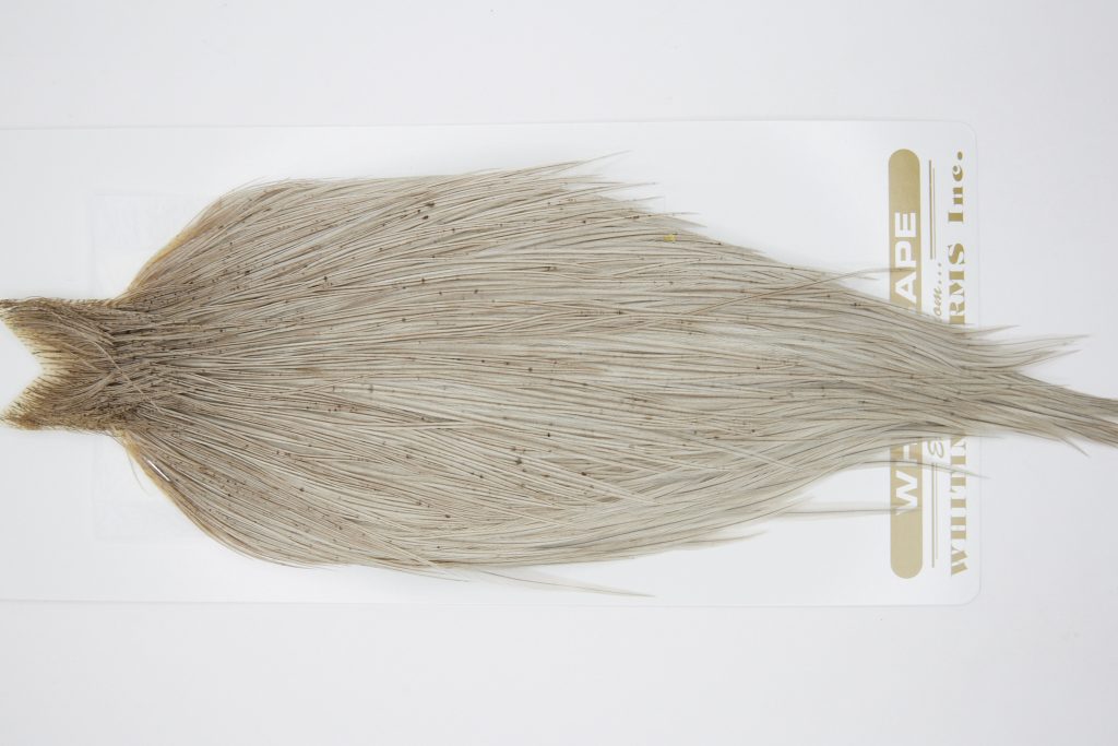 10781 Heritage Dry Fly Hackle Grade 2 Rooster Cape Heritage Dun Ties Size 8-20