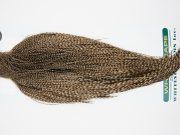 10923 Hebert Dry Fly Hackle Bronze Grade Rooster Cape Dun Grizzly Ties Size 10-22