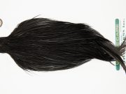 10936 Hebert Dry Fly Hackle Bronze Grade Rooster Cape Black Ties Size 10-22