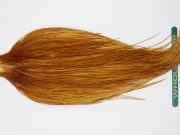 10940 Hebert Dry Fly Hackle Bronze Grade Rooster Cape Medium Ginger Ties Size 8-20