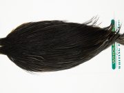 10962 Hebert Dry Fly Hackle Pro Grade Rooster Cape Black Ties Size 8-18