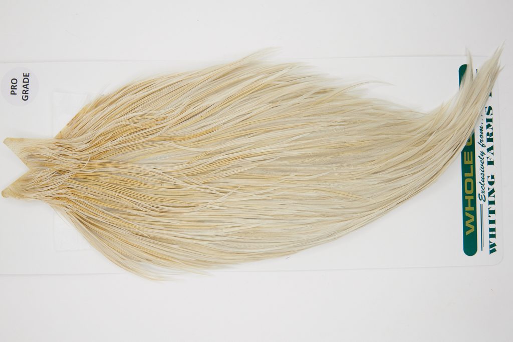 10983 Hebert Dry Fly Hackle Pro Grade Rooster Cape Pale Watery Dun Ties Size 8-22