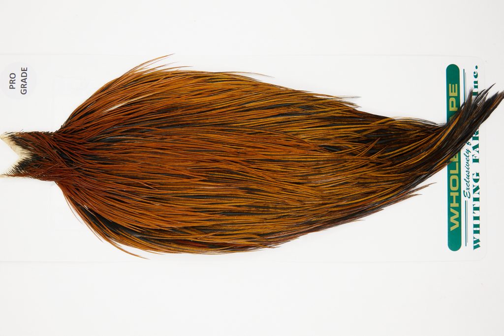 10986 Hebert Dry Fly Hackle Pro Grade Rooster Cape Furnace Ties Size 10-24