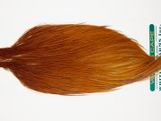 10989 Hebert Dry Fly Hackle Pro Grade Rooster Cape Light Brown Ties Size 10-22