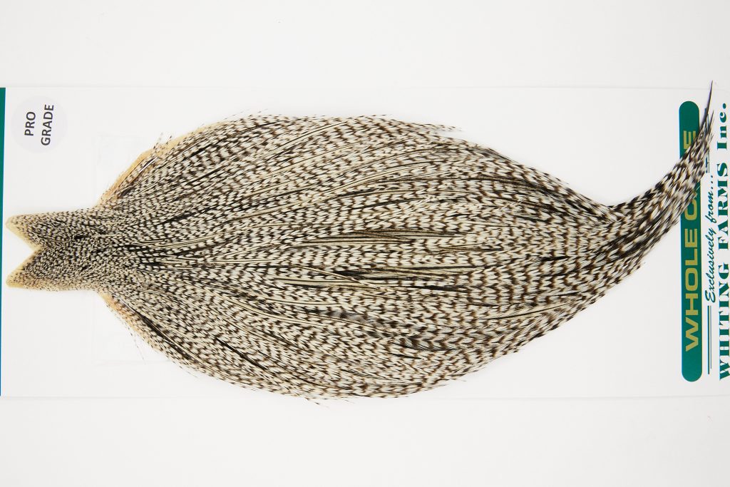 10997 Hebert Dry Fly Hackle Pro Grade Rooster Saddle Grizzly Variant Ties Size 10-20