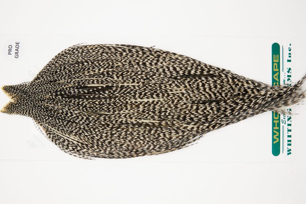 11003 Hebert Dry Fly Hackle Pro Grade Rooster Saddle Grizzly Variant Ties Size 10-20