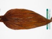 11016 Hebert Dry Fly Hackle Pro Grade Rooster Saddle Medium Brown Ties Size 10-22