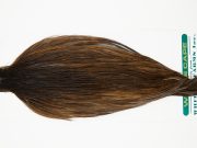 11031 Hebert Dry Fly Hackle Pro Grade Rooster Saddle Dark Brown Dun Ties Size 10-20