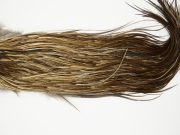 11067 Hebert Dry Fly Hackle Silver Grade Rooster Saddle Dun Badger Ties Size 12-16