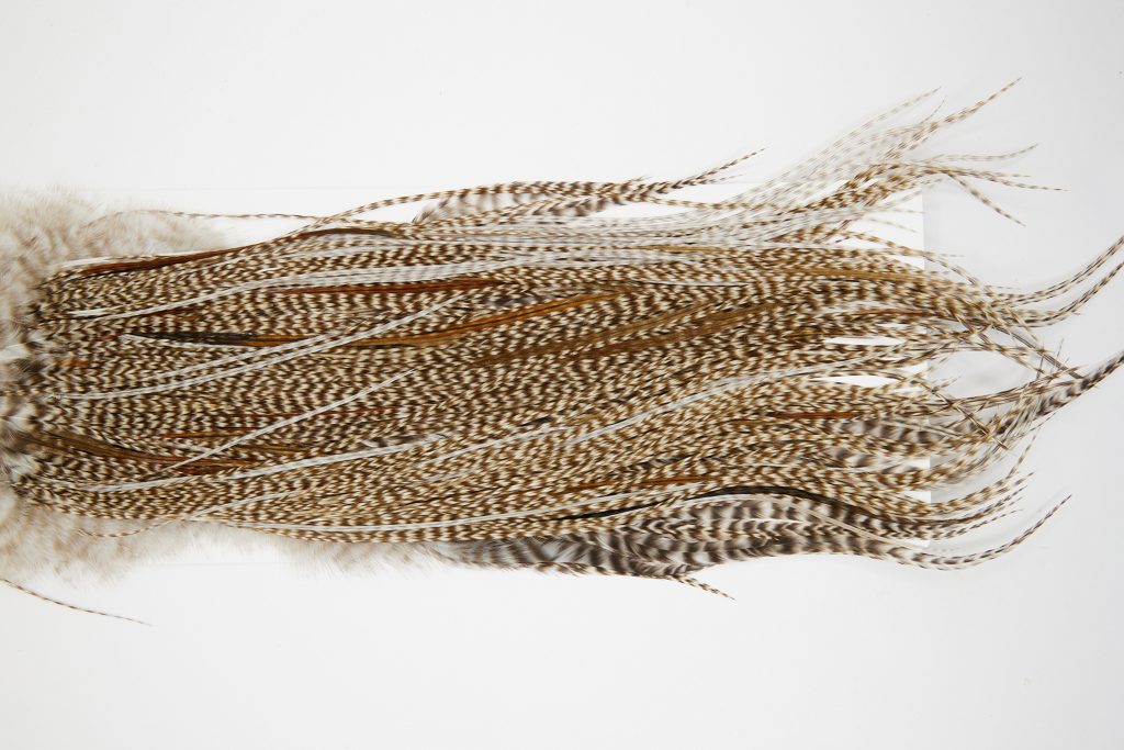 11091 Heritage Dry Fly Hackle Grade 3 Saddle Dun Grizzly Ties Size 12-16