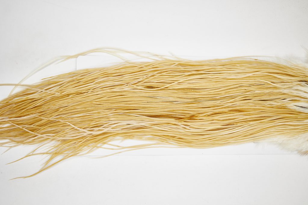 11107 Whiting Wet Fly Hackle Platinum Grade Midge Saddle Light Ginger Ties Size 18-20