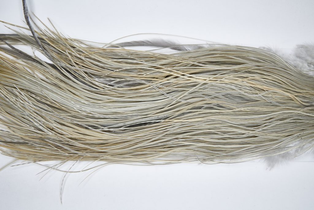 11123 Whiting Wet Fly Hackle Silver Grade Midge Saddle Natural Dun Ties Size 18-20