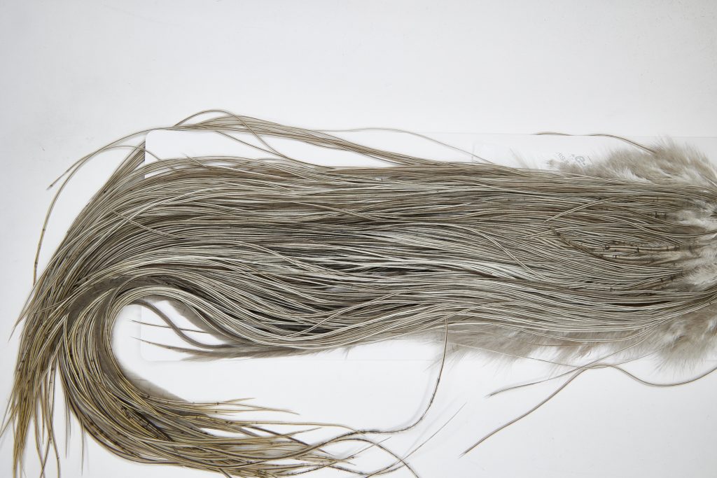 11124 Whiting Wet Fly Hackle Silver Grade Midge Saddle Natural Dun Ties Size 16-20