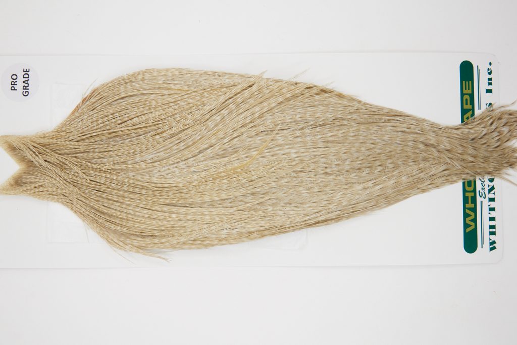 10982a Hebert Dry Fly Hackle Pro Grade Rooster Cape Pale Watery Dun Ties Size 10-22