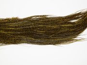 11173 Whiting Dry Fly Hackle Gold Grade Rooster Saddle Grizzly Golden Olive Ties Size 12-16
