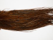 11178 Whiting Dry Fly Hackle Gold Grade Rooster Saddle Grizzly Brown Ties Size 16-18
