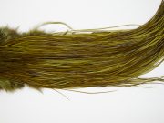 11180 Whiting Dry Fly Hackle Gold Grade Rooster Saddle Dark Olive Ties Size 14-16