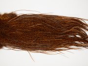 11190 Whiting Dry Fly Hackle Silver Grade Rooster Saddle Grizzly Brown Ties Size 16-18