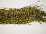 11196 Whiting Dry Fly Hackle Silver Grade Rooster Saddle Grizzly Pale Yellow Ties Size 14-16