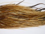 11225 Whiting Dry Fly Hackle Pro Grade Rooster Saddle Dark Barred Ginger Ties Size 16-18