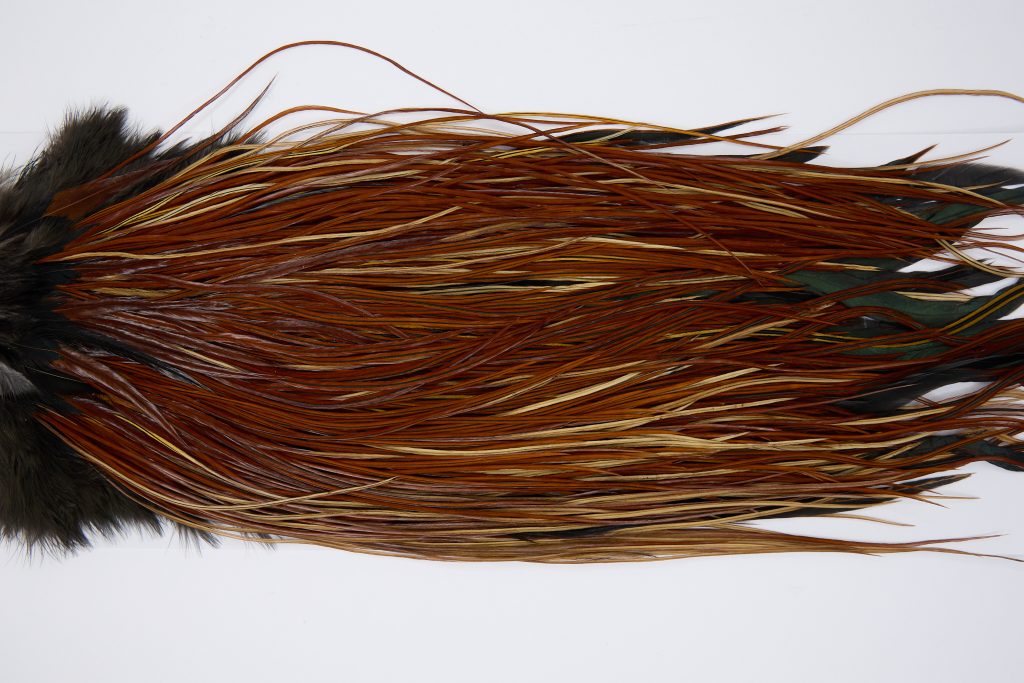 11227 Whiting Dry Fly Hackle Pro Grade Rooster Saddle Furnace Ties Size 14-16