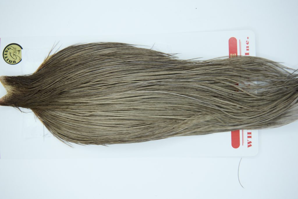 11274 Whiting Dry Fly Hackle Gold Grade Rooster Cape Dark Dun Ties Size 10-24