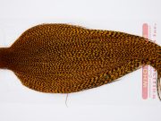 11318 Whiting Dry Fly Hackle Bronze Grade Rooster Cape Grizzly Burnt Orange Ties Size 10-26