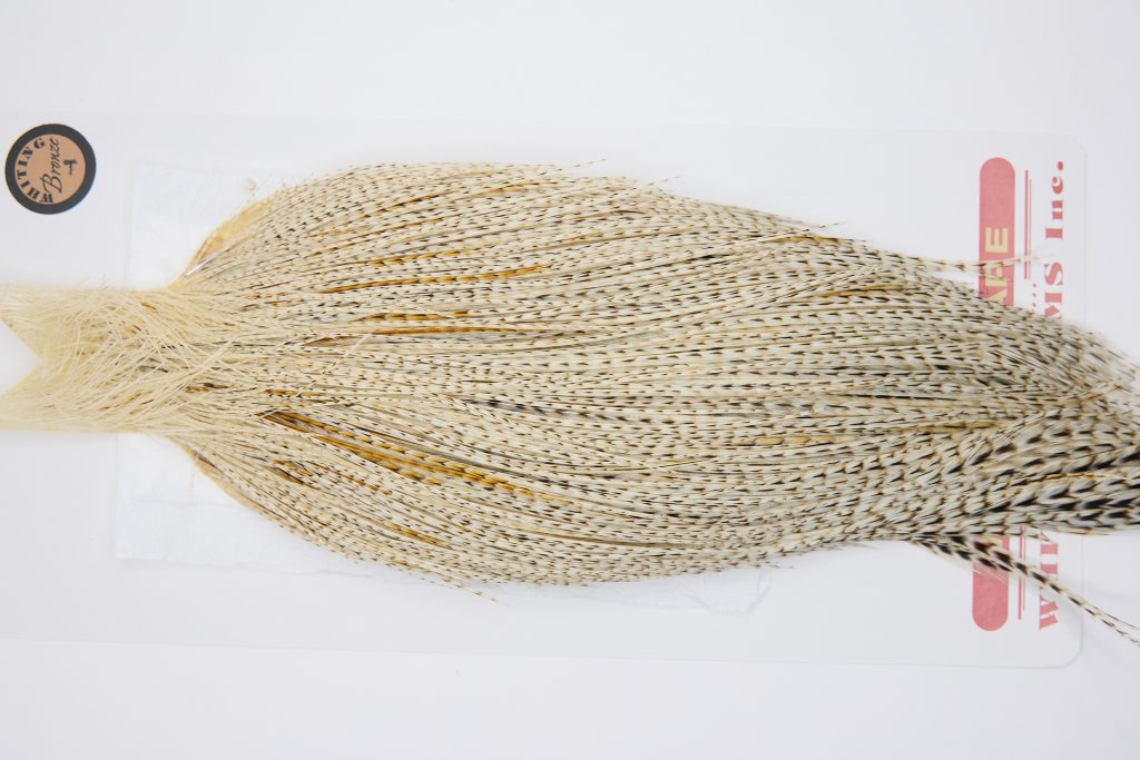 11327 Whiting Dry Fly Hackle Bronze Grade Rooster Cape Variant Ties Size 8-26