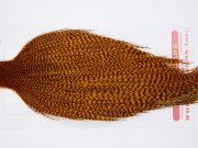 11336 Whiting Dry Fly Hackle Bronze Grade Rooster Cape Grizzly Burnt Orange Ties Size 8-26