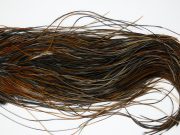 11389 JimsFlyCo Dry Fly Hackle Rhodium Rooster Saddle Furnace Ties Size 16-18