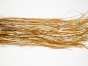 11395 JimsFlyCo Dry Fly Hackle Rhodium Rooster Saddle Barred Ginger Ties Size 10-16