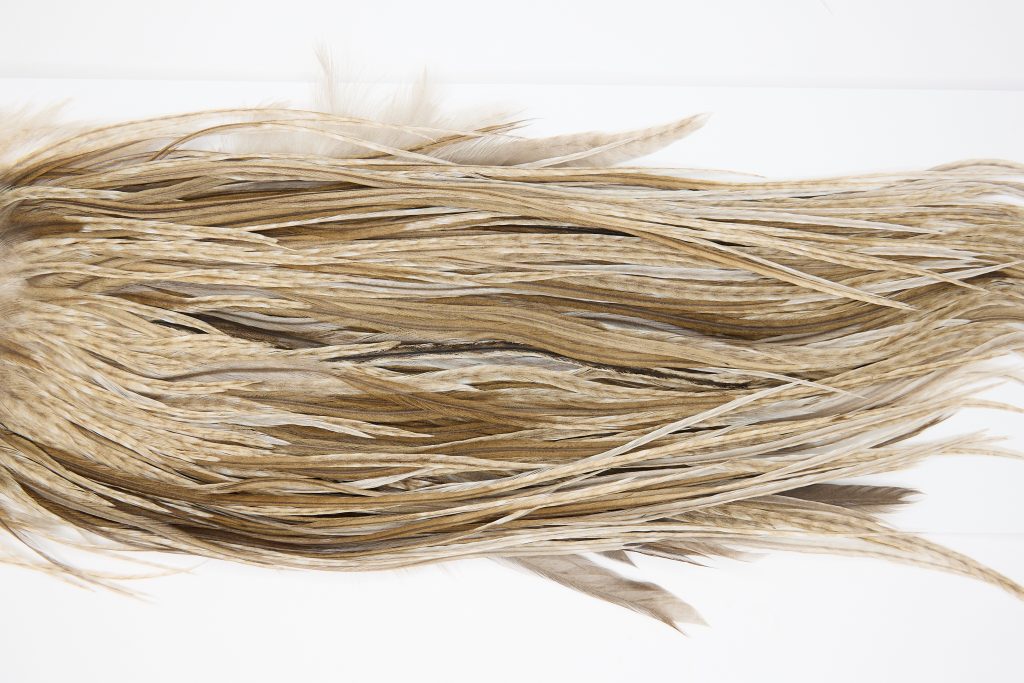 11399 JimsFlyCo Dry Fly Hackle Grade 1 Rooster Saddle Variant Ties Size 12-14