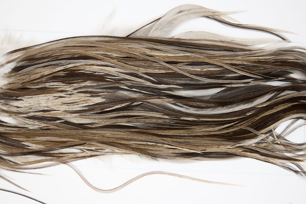 11400 JimsFlyCo Dry Fly Hackle Grade 1 Rooster Saddle Dun Splash Ties Size 12-14