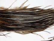11406 JimsFlyCo Dry Fly Hackle Grade 1 Rooster Saddle Dark Dun Ties Size 12-14
