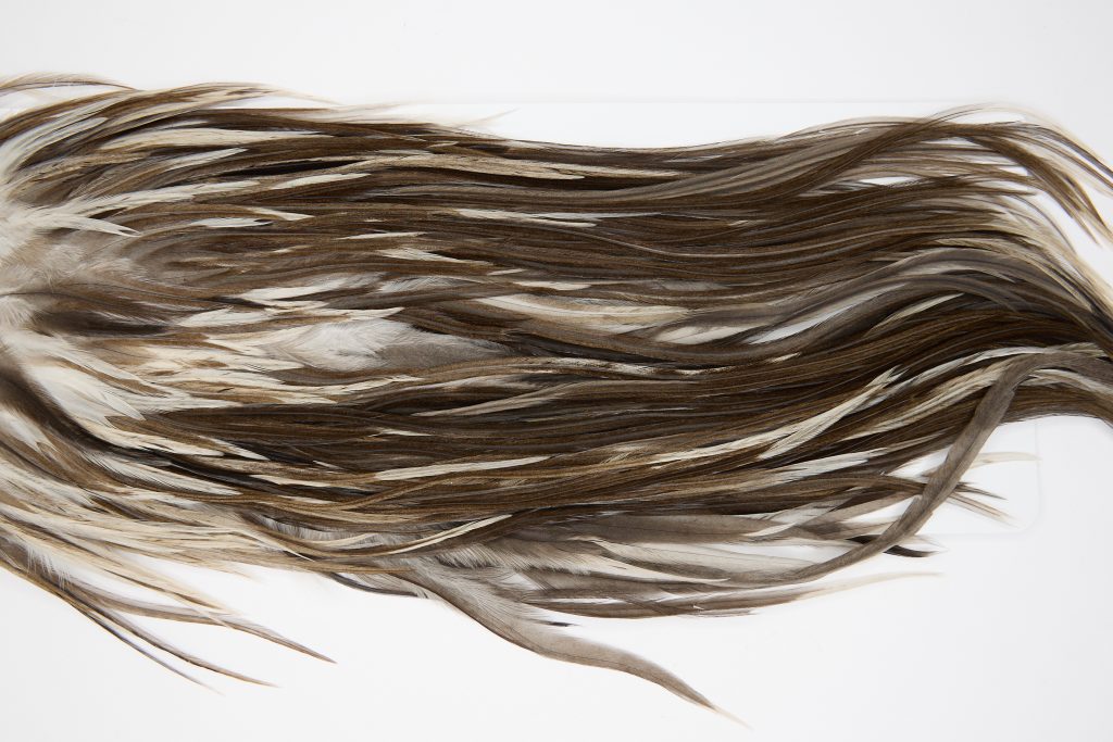 11425 JimsFlyCo Dry Fly Hackle Grade 2 Rooster Saddle Dun Splash Ties Size 12