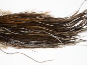 11428 JimsFlyCo Dry Fly Hackle Grade 2 Rooster Saddle Dark Dun Ties Size 14-16