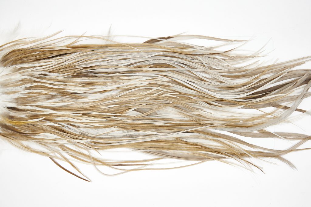 11434 JimsFlyCo Dry Fly Hackle Grade 3 Rooster Saddle Dun Splash Ties Size 14-16